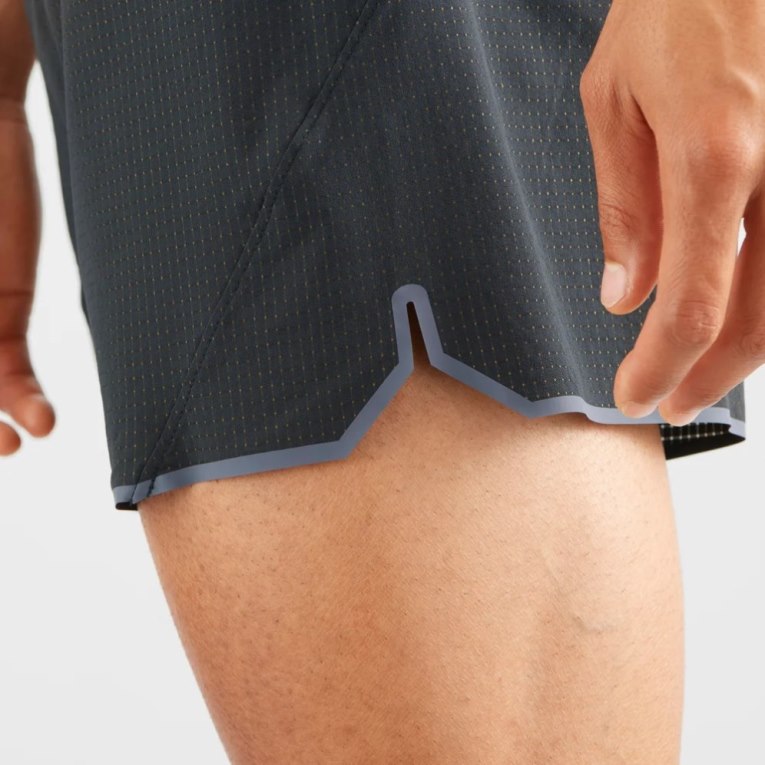 Black Salomon Sense Aero 5'' Men's Shorts | PH 56407U